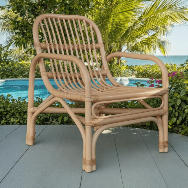 Sillón infantil de jardín en ratán Luisa