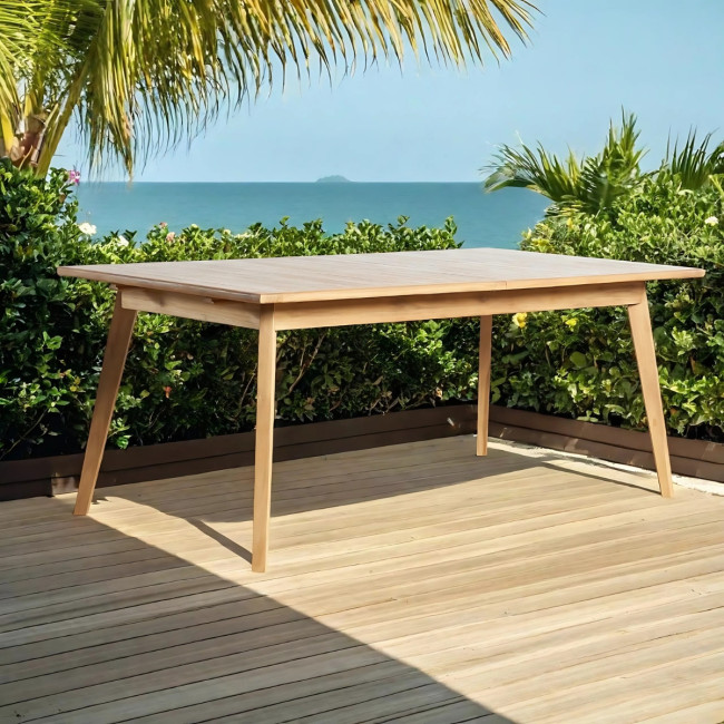 Mesa con extensión de teca 180/240 cm - Wanda collection