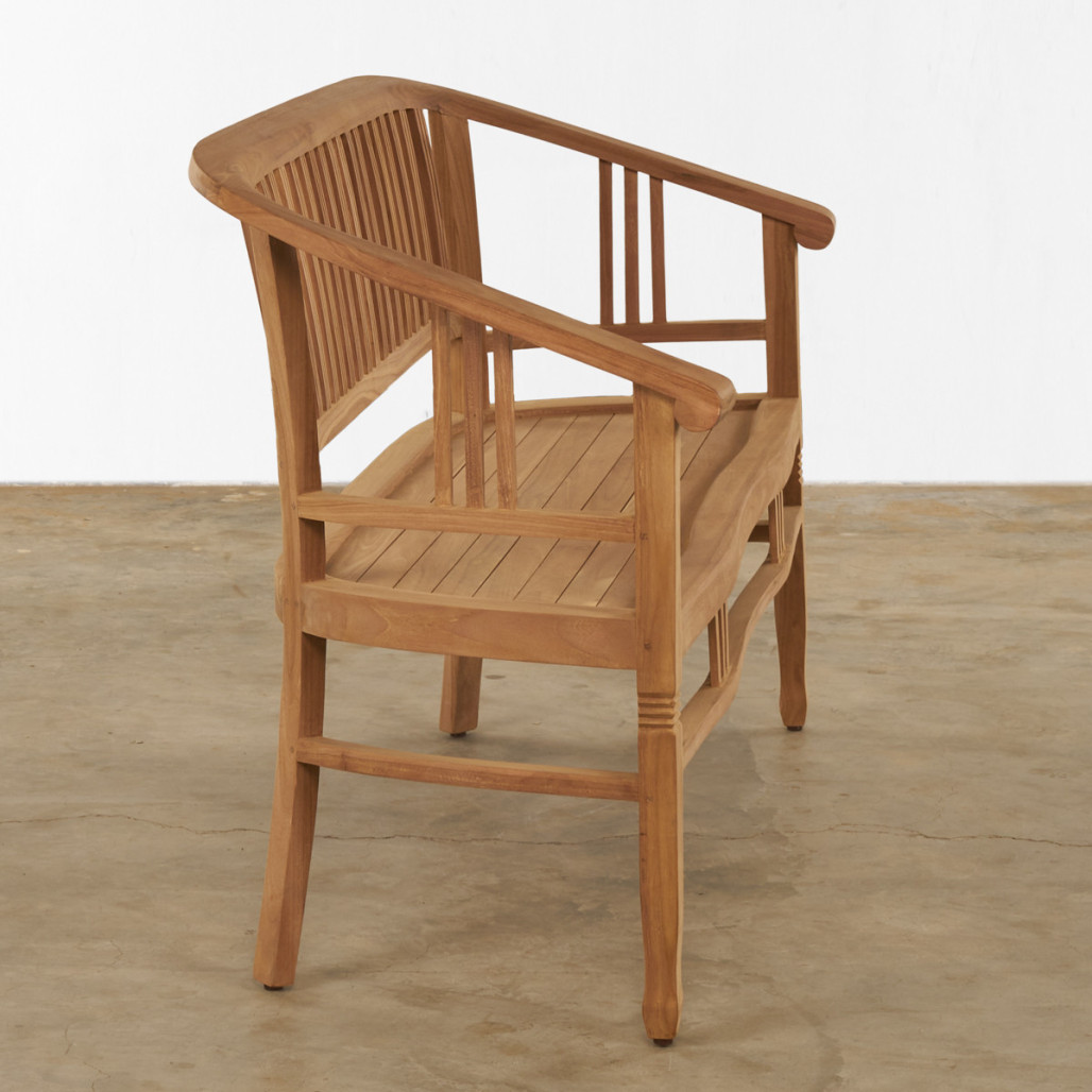 Banco de jardín de teca 120 cm - Wanda collection Banco de jardín de teca 120 cm - Wanda collection