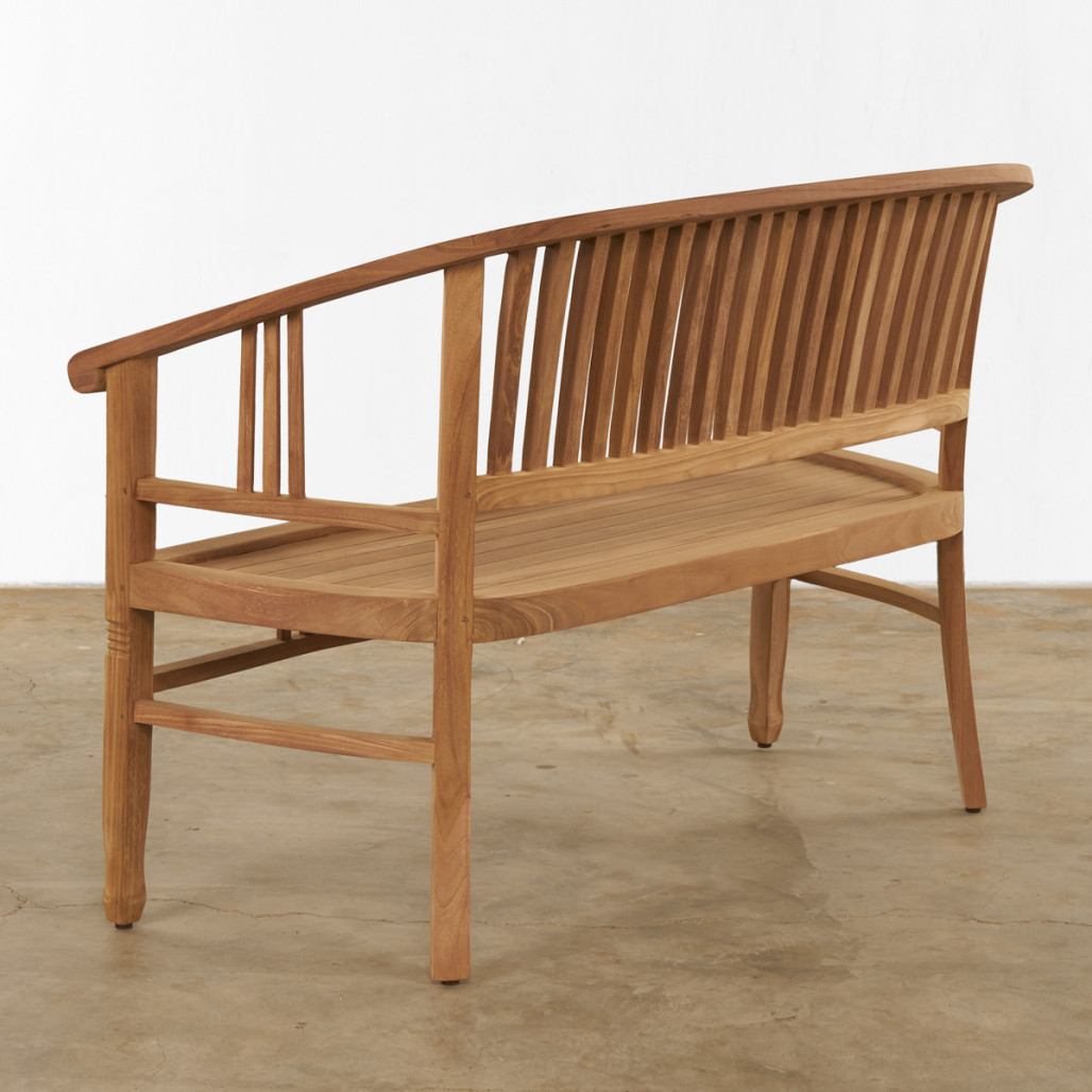 Banco de jardín de teca 120 cm - Wanda collection Banco de jardín de teca 120 cm - Wanda collection