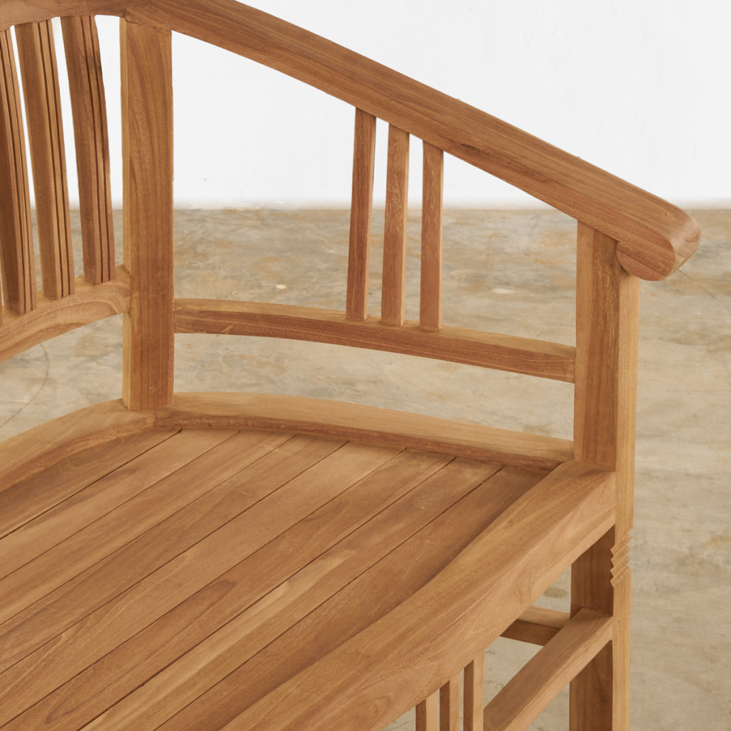 Banco de jardín de teca 120 cm - Wanda collection Banco de jardín de teca 120 cm - Wanda collection