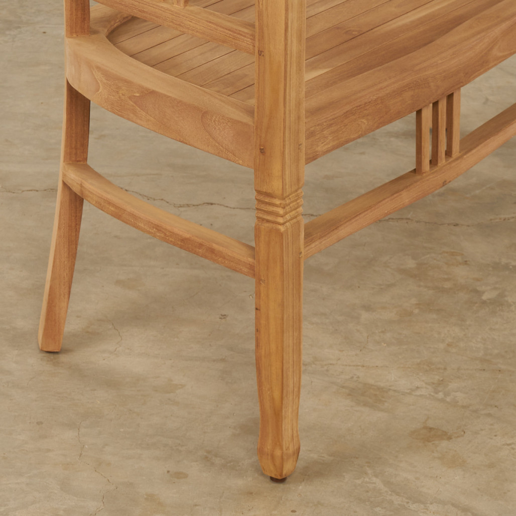 Banco de jardín de teca 120 cm - Wanda collection Banco de jardín de teca 120 cm - Wanda collection