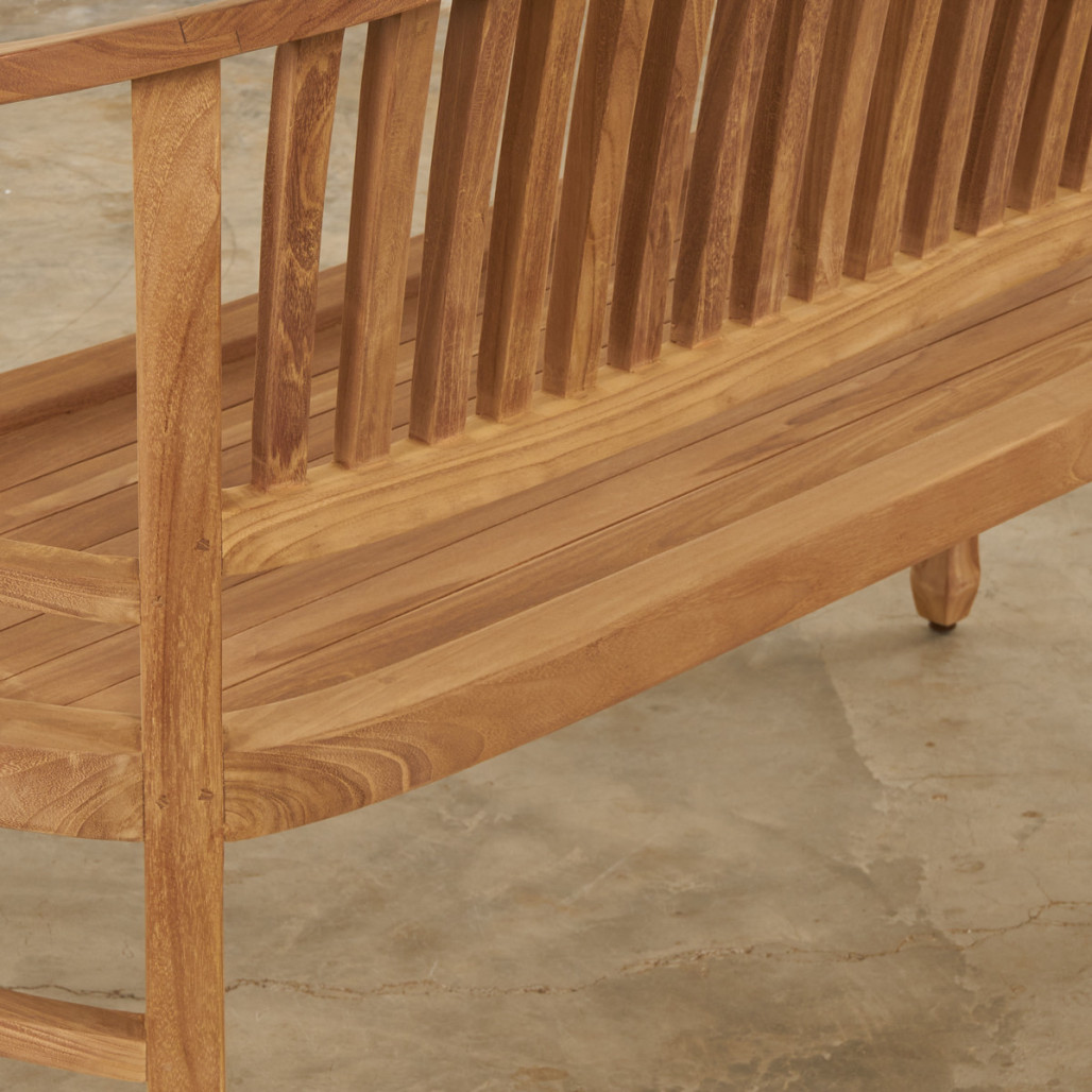 Banco de jardín de teca 120 cm - Wanda collection Banco de jardín de teca 120 cm - Wanda collection