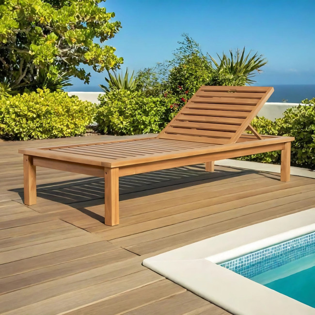 Tumbona de teca - Transat - Wanda collection