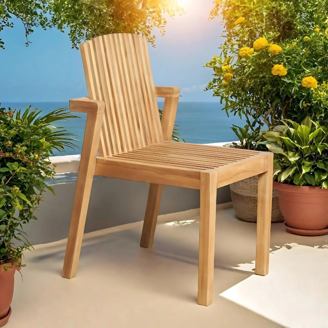 Silla de jardín de teca a Precio Asequible - Wanda collection
