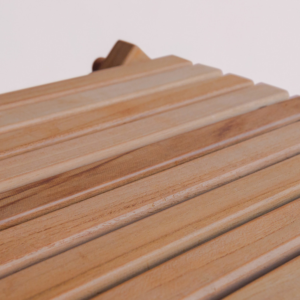 Mesita de jardín de teca gris Relax – Wanda Collection