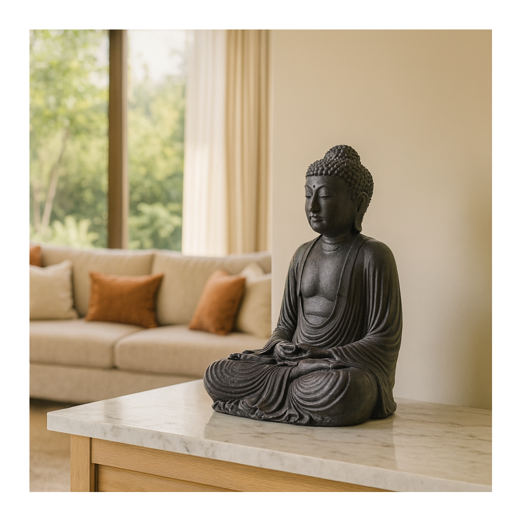 Estatua Buda meditación | Decoración zen interior Estatua Buda meditación | Decoración zen interior