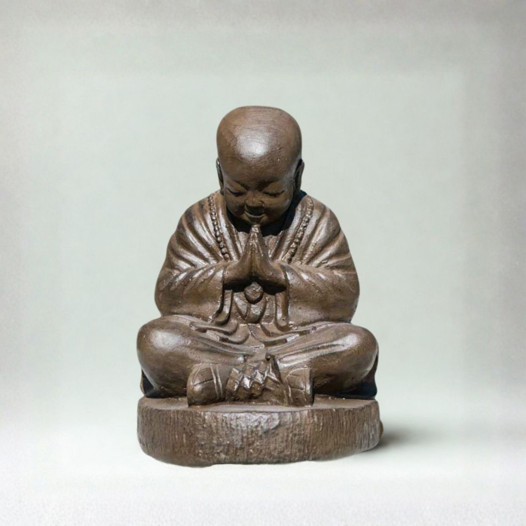 Estatua Monje Shaolin 40 cm | Decoración zen interior Estatua Monje Shaolin 40 cm | Decoración zen interior