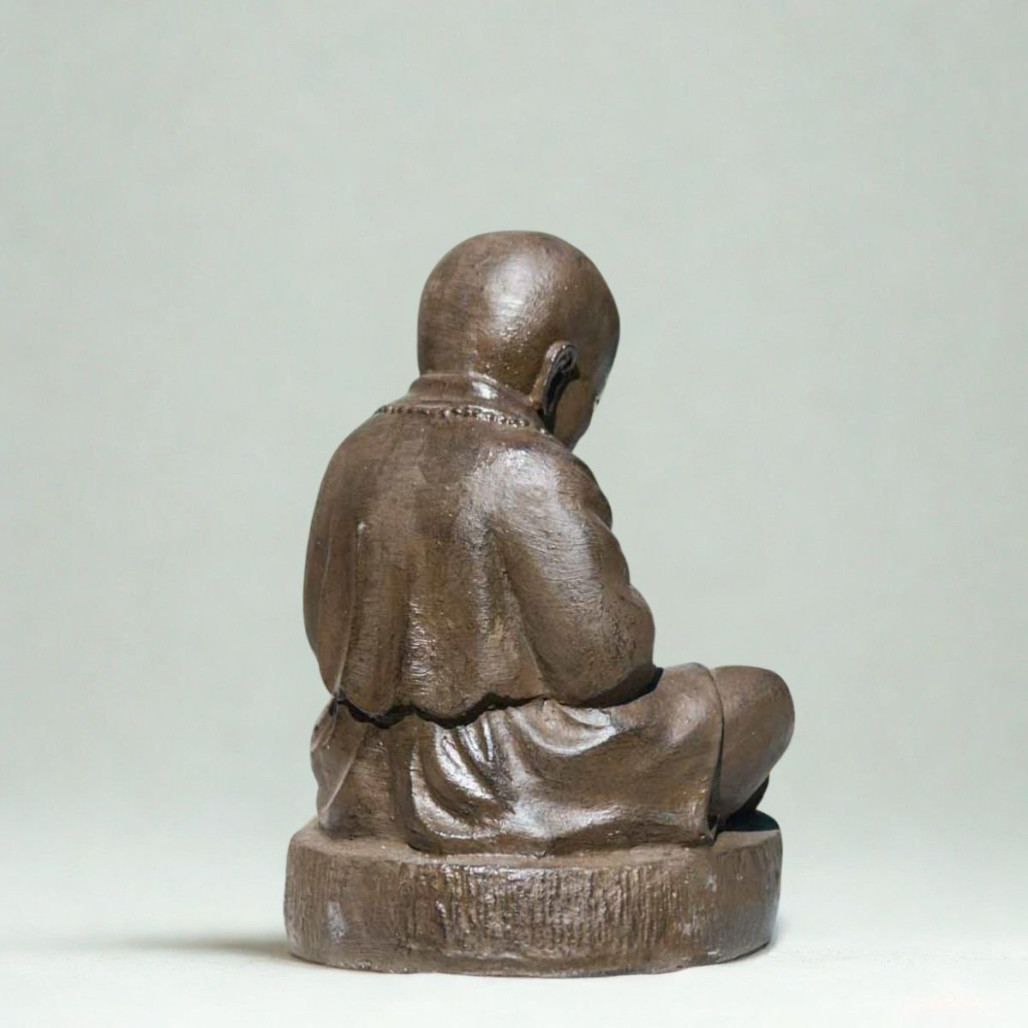 Estatua Monje Shaolin 40 cm | Decoración zen interior Estatua Monje Shaolin 40 cm | Decoración zen interior