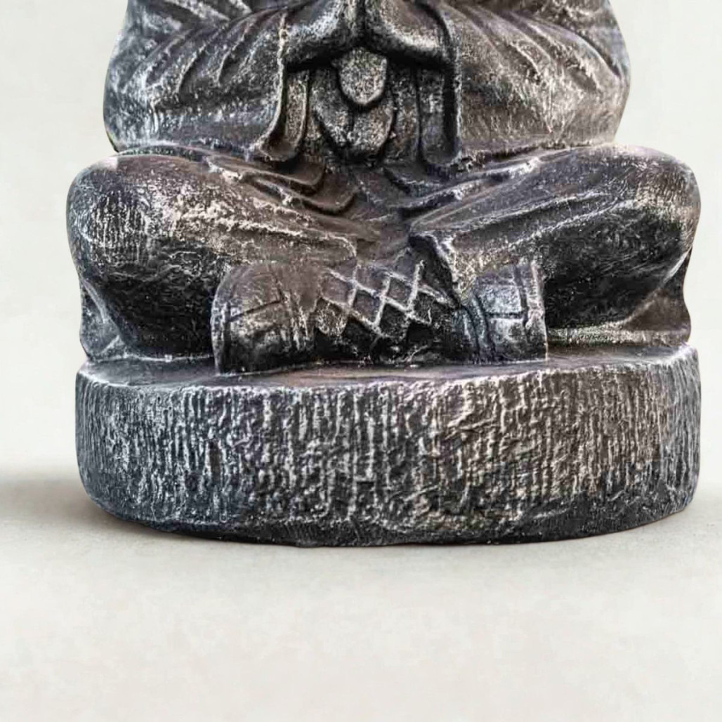 Estatua Monje Shaolín sentado | Decoración zen interior