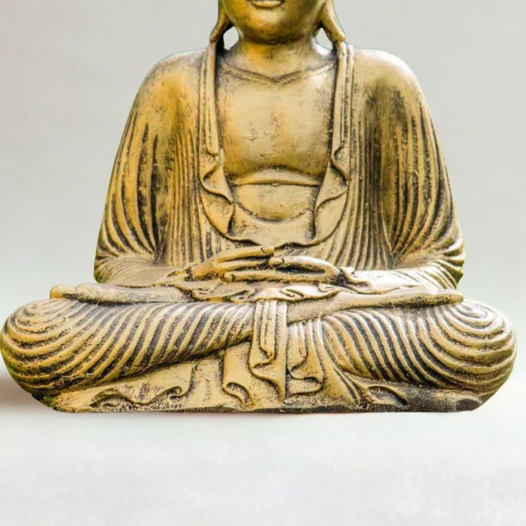 Estatua Buda dorado | Decoración zen interior