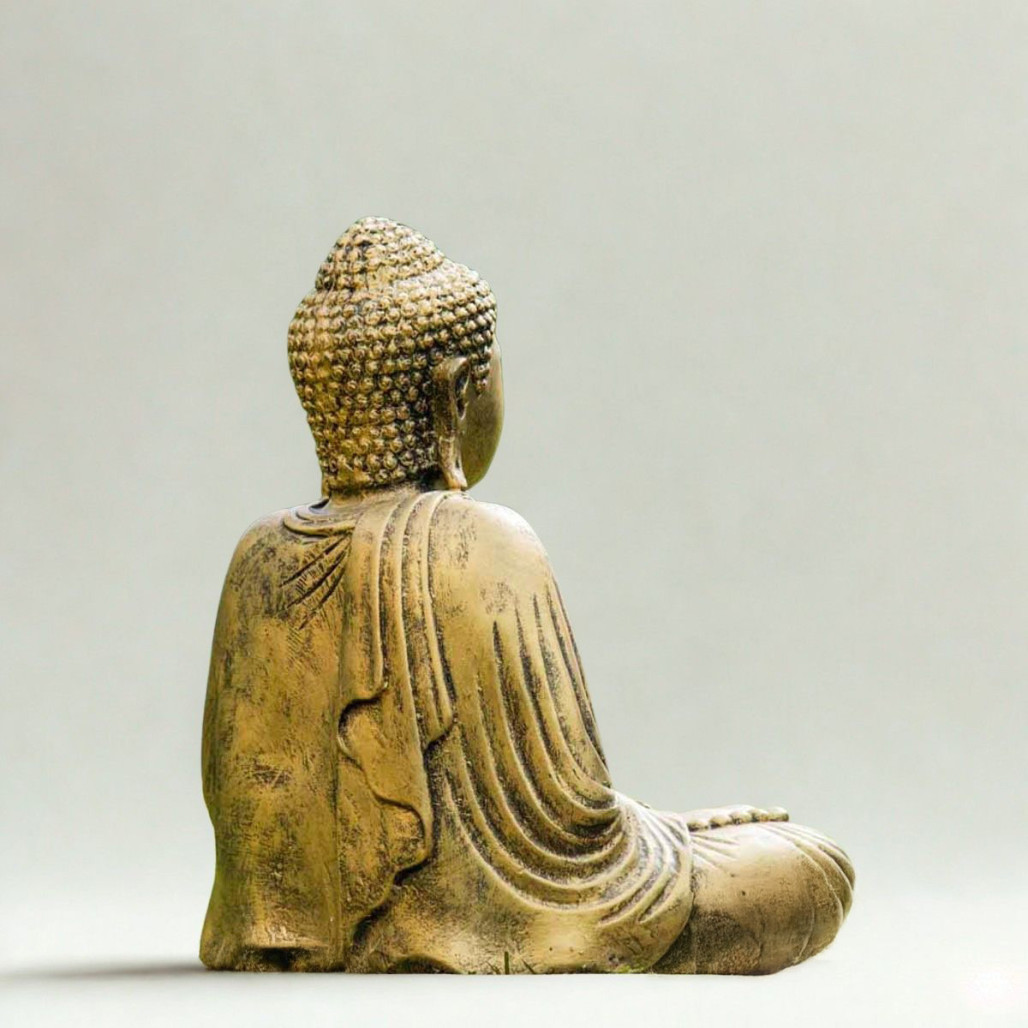 Estatua Buda dorado | Decoración zen interior