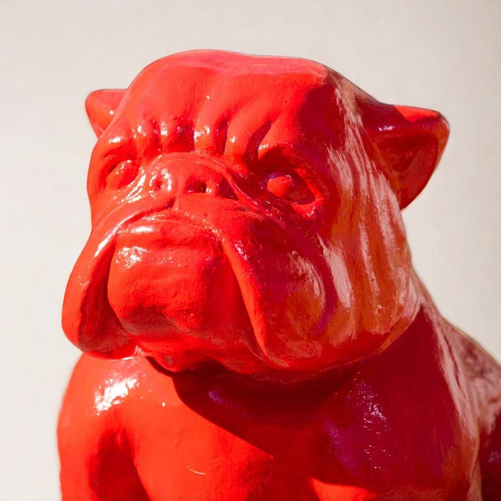 Estatua bulldog diseño 40 cm | Decoración interior moderna