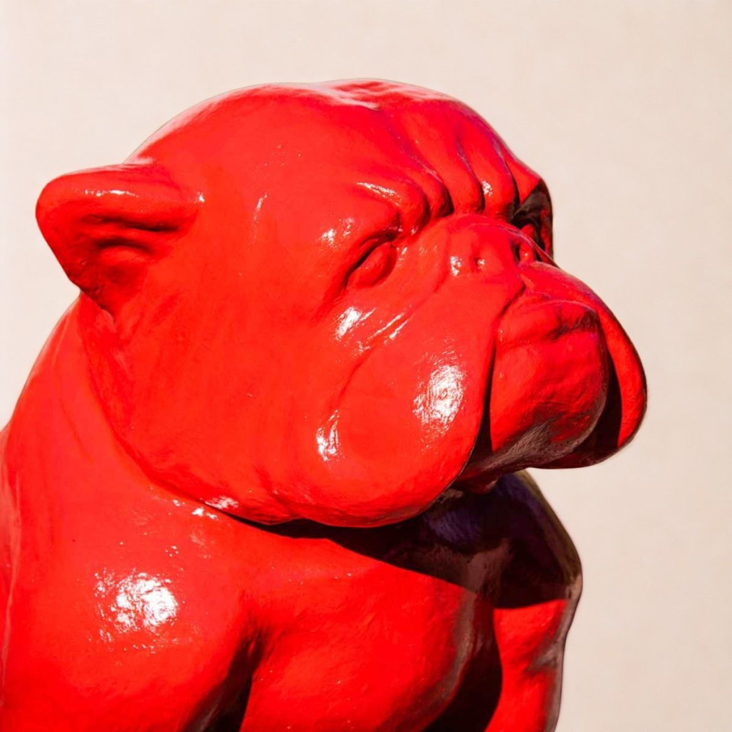 Estatua bulldog diseño 40 cm | Decoración interior moderna