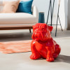 Estatua bulldog roja 40cm