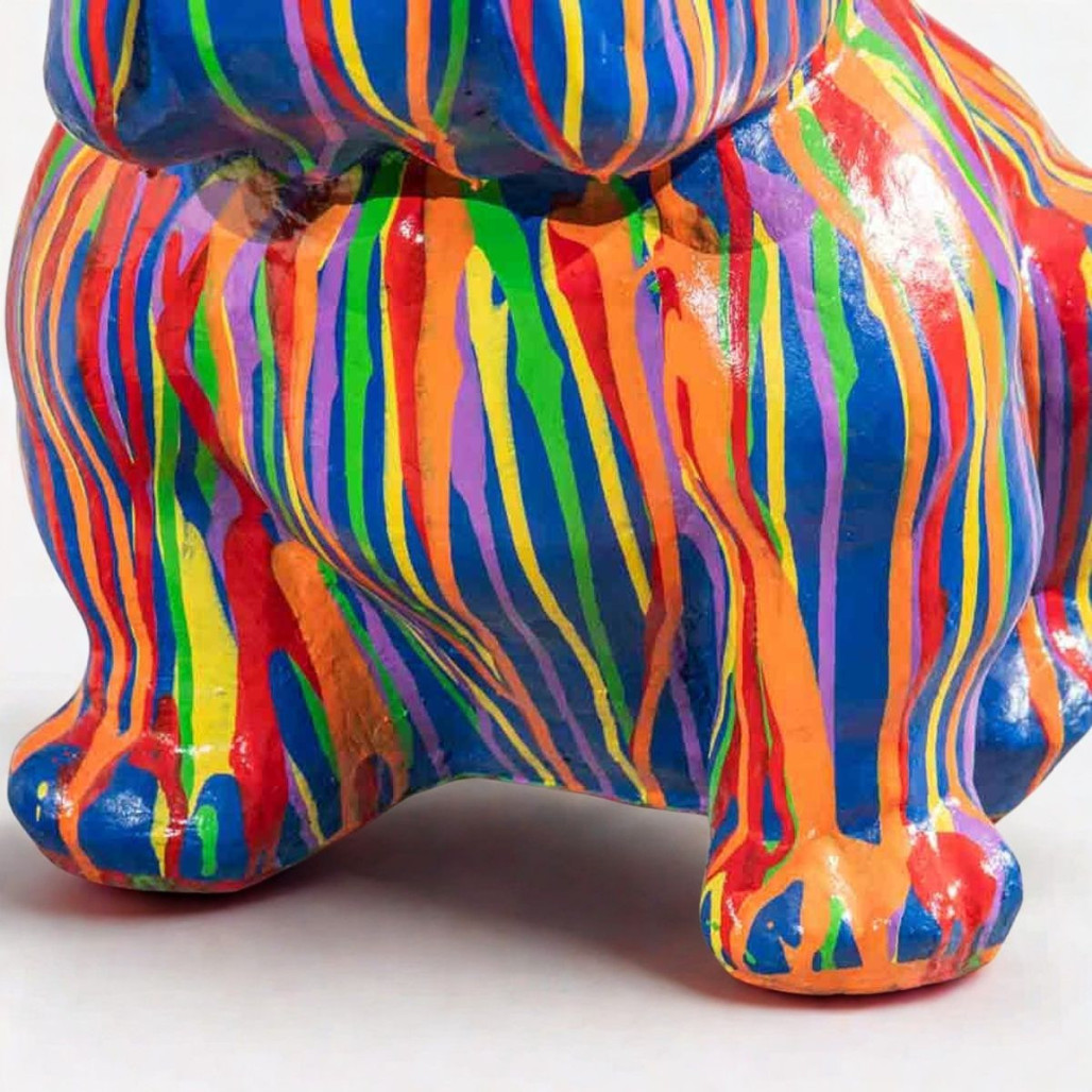 Escultura bulldog Trash 40 cm | Decoración interior moderna Escultura bulldog Trash 40 cm | Decoración interior moderna