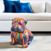 Estatua deco moderno bulldog trash 40cm
