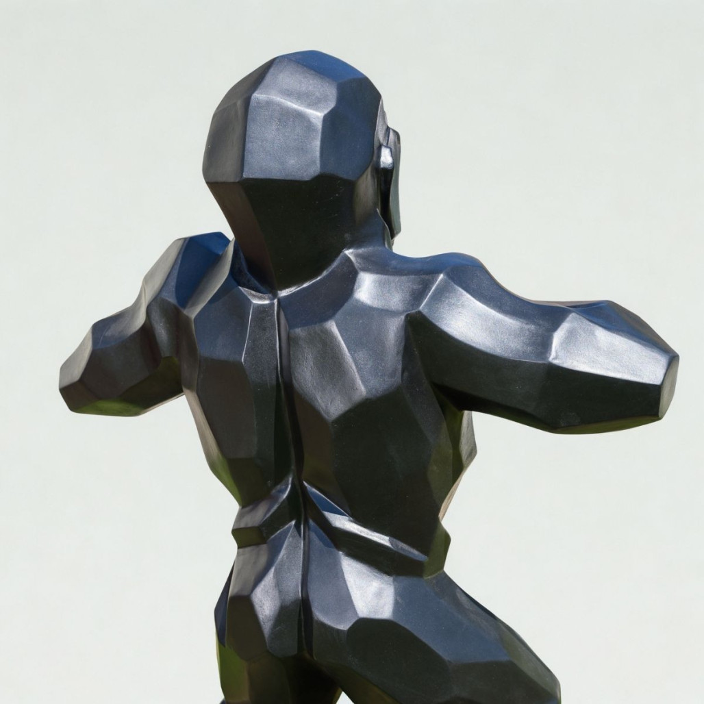 Escultura geométrica moderna | Decoración interior artística