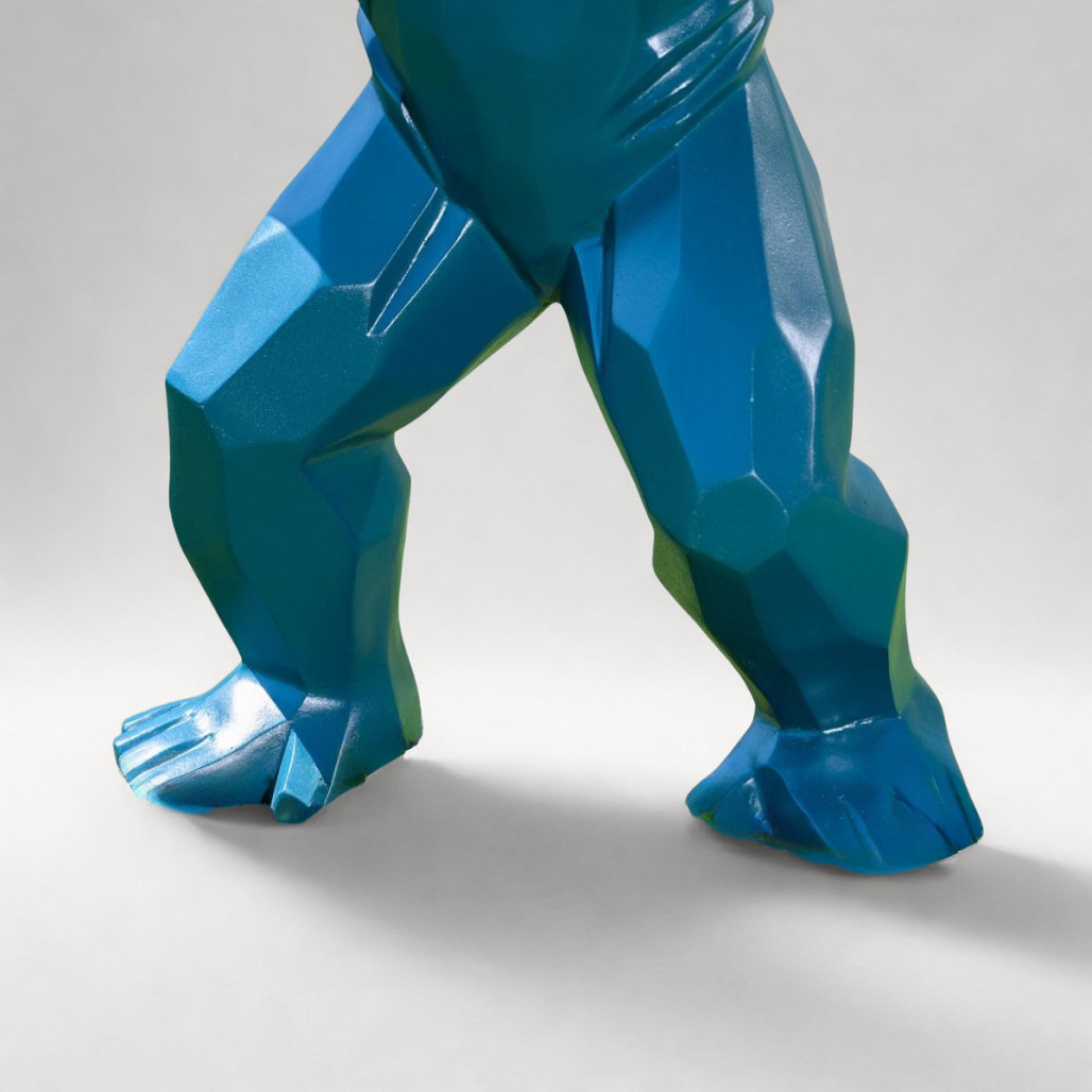 Estatua gorila origami | Decoración interior moderna