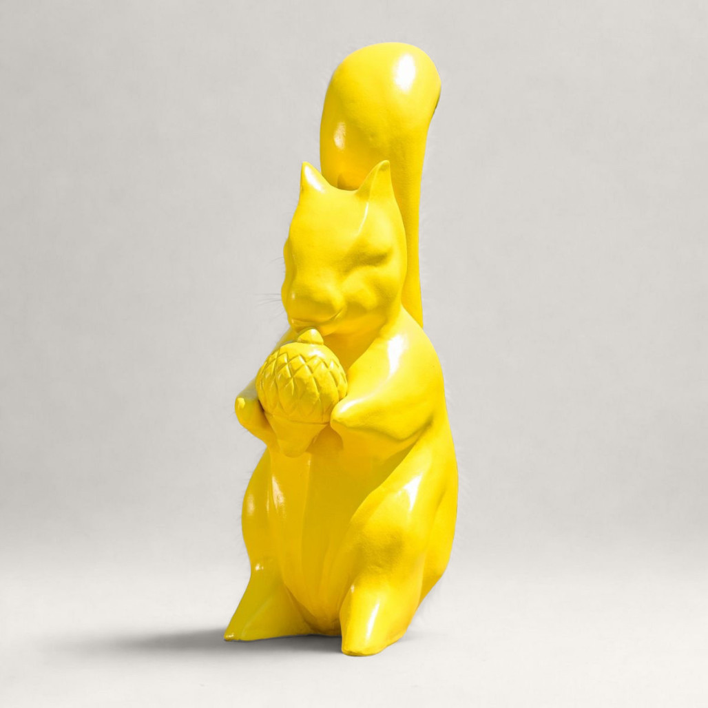 Estatua ardilla cemento | Decoración interior natural Estatua ardilla cemento | Decoración interior natural