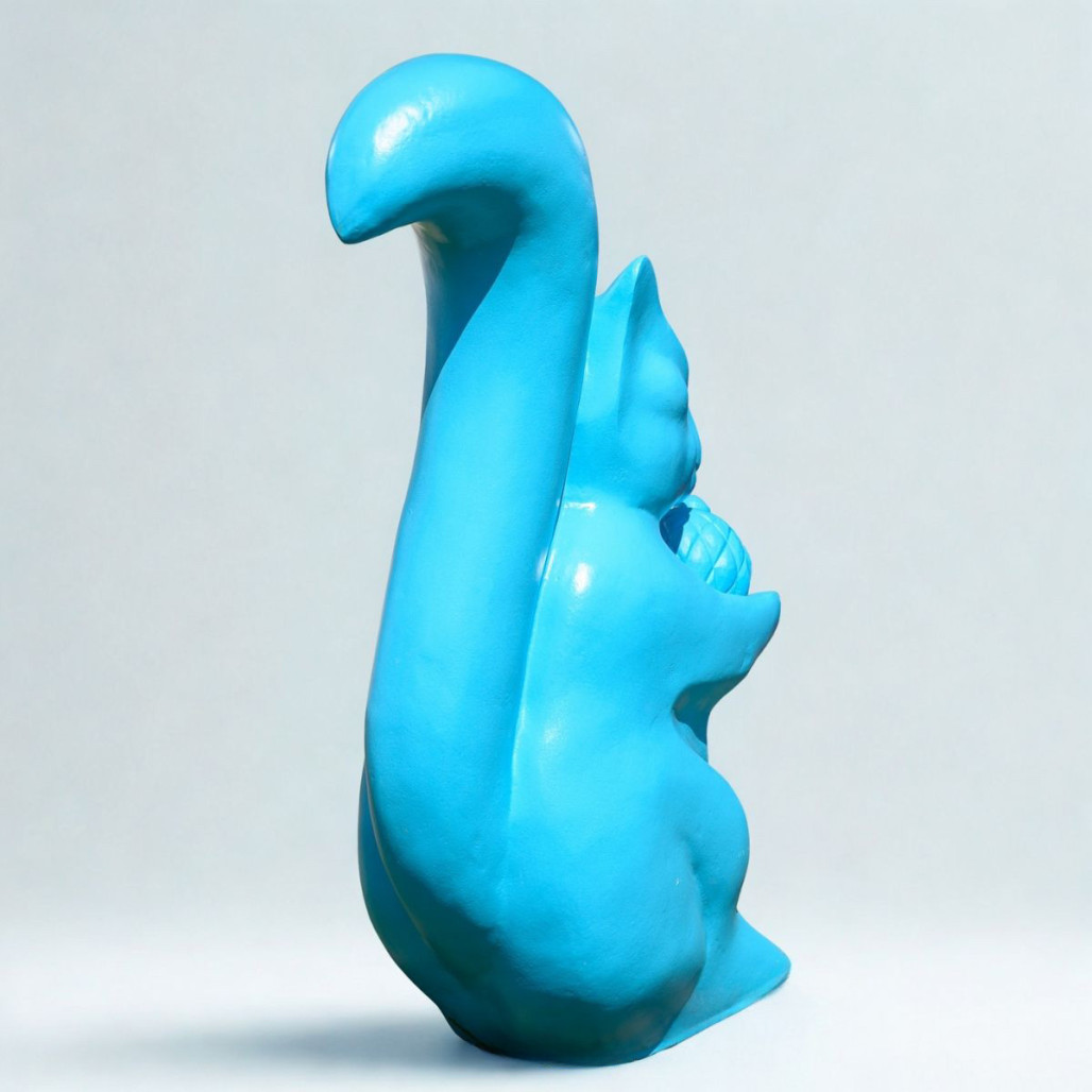 Estatua ardilla 64 cm | Decoración interior natural