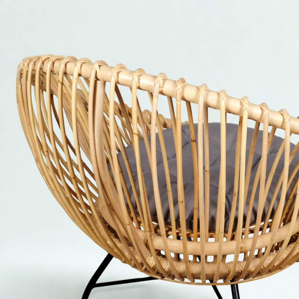 Sillón de ratán Eloise | Diseño natural y acogedor Sillón de ratán Eloise | Diseño natural y acogedor