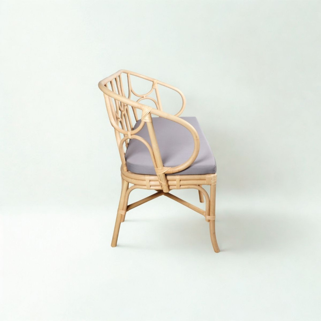 Banco de ratán Ilan | Elegancia natural para interiores Banco de ratán Ilan | Elegancia natural para interiores