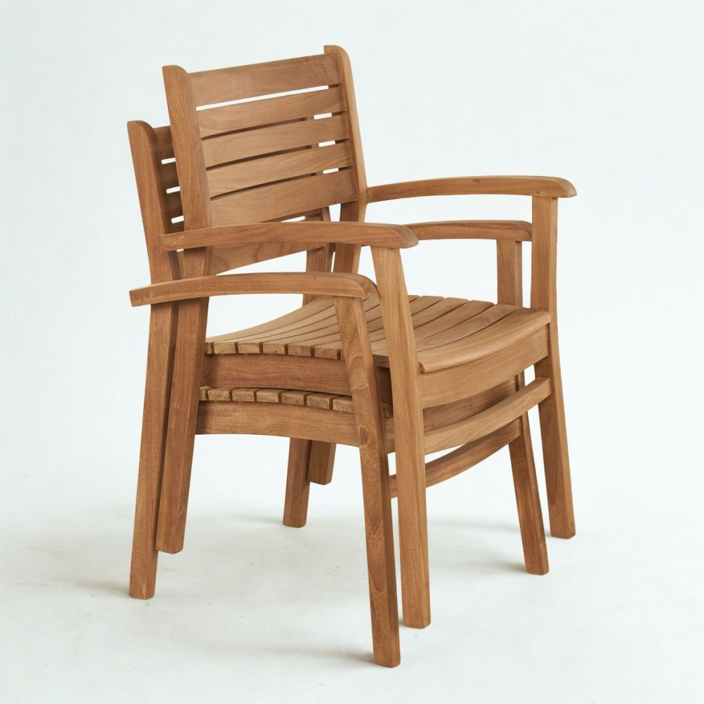 Sillón Horismo de teca | Elegancia natural y confort Sillón Horismo de teca | Elegancia natural y confort