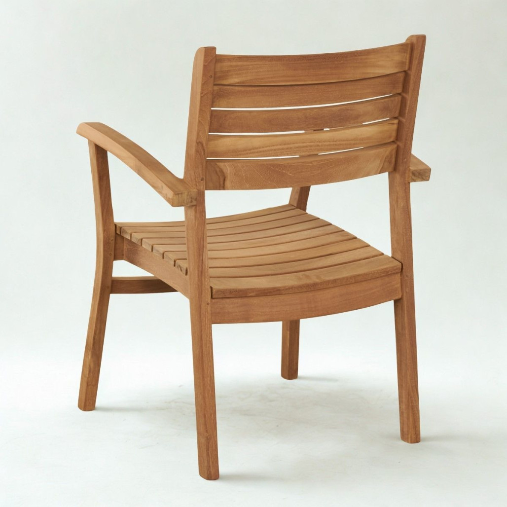 Sillón Horismo de teca | Elegancia natural y confort Sillón Horismo de teca | Elegancia natural y confort