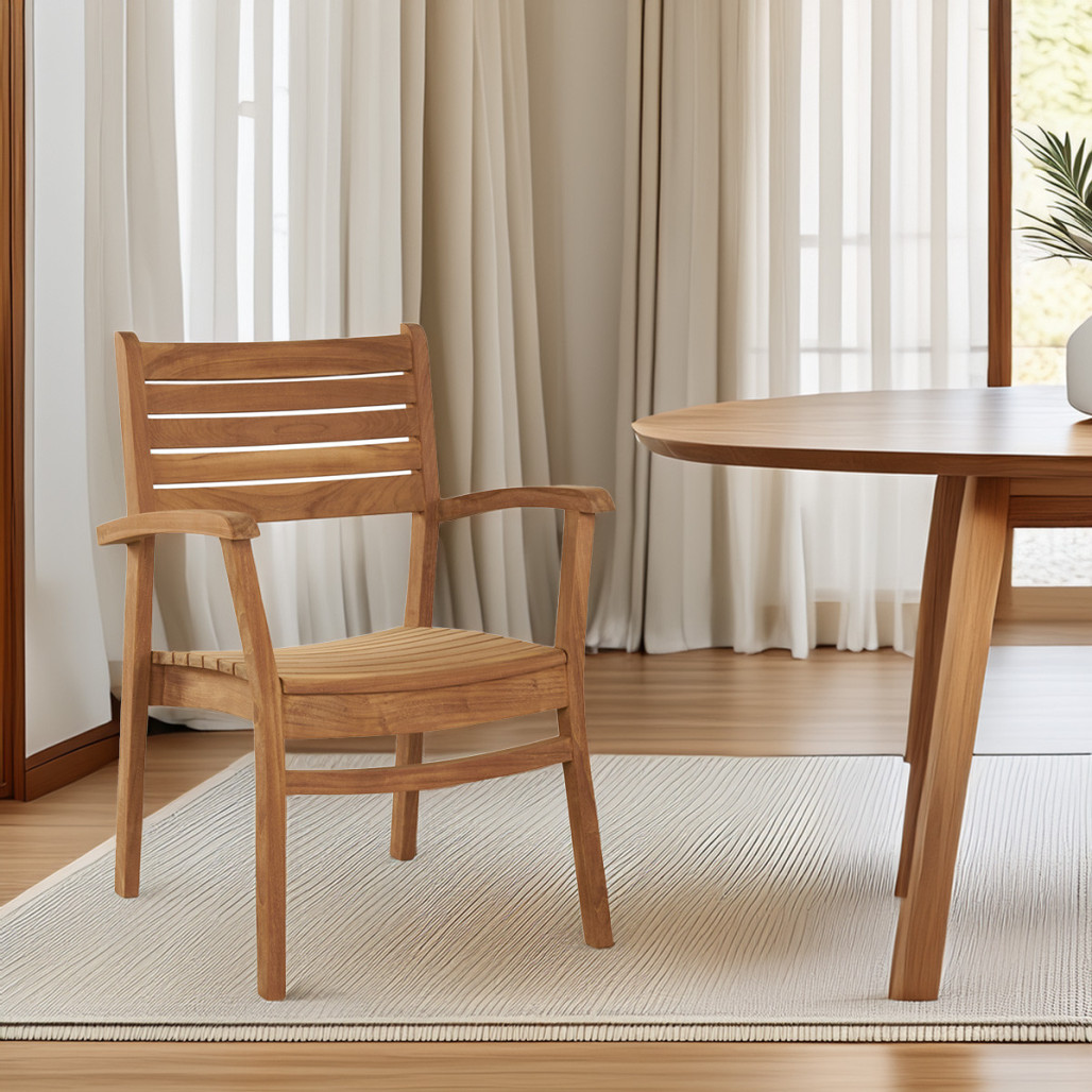 Sillón Horismo de teca | Elegancia natural y confort Sillón Horismo de teca | Elegancia natural y confort