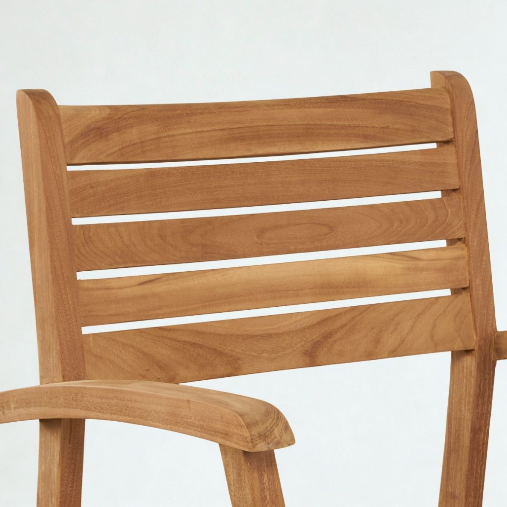 Sillón Horismo de teca | Elegancia natural y confort Sillón Horismo de teca | Elegancia natural y confort