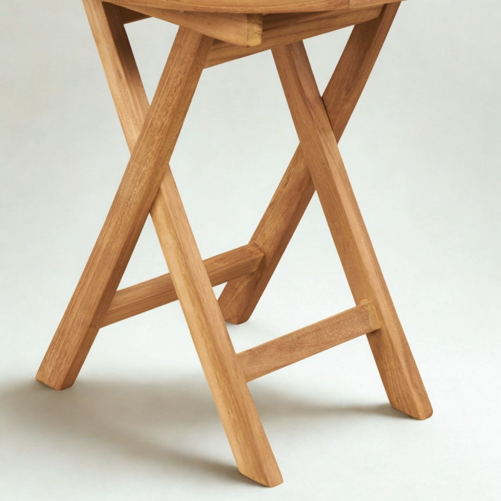 Mesa plegable Onora de teca | Elegancia natural Mesa plegable Onora de teca | Elegancia natural