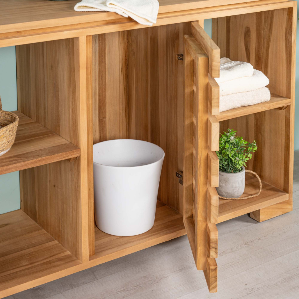 Comoda de baño de teca 120 cm l Wanda Collection Comoda de baño de teca 120 cm l Wanda Collection