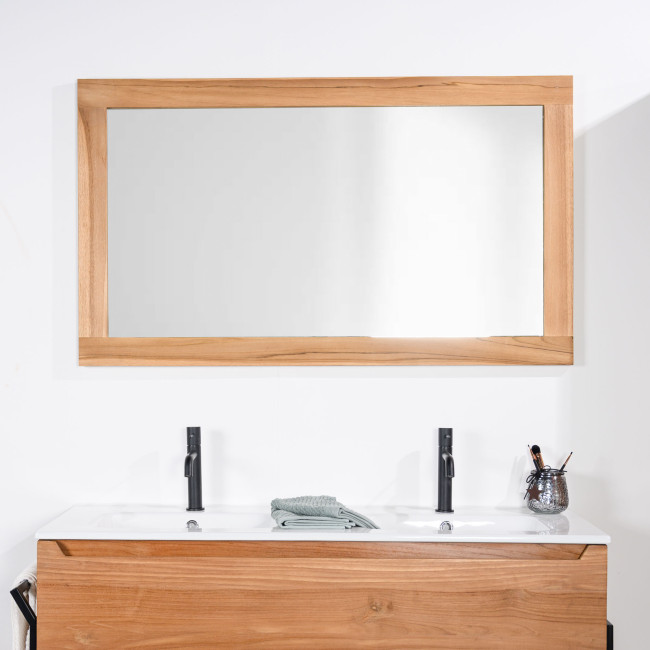 Espejo de teca Vila 120 x 70 cm - Wanda Collection