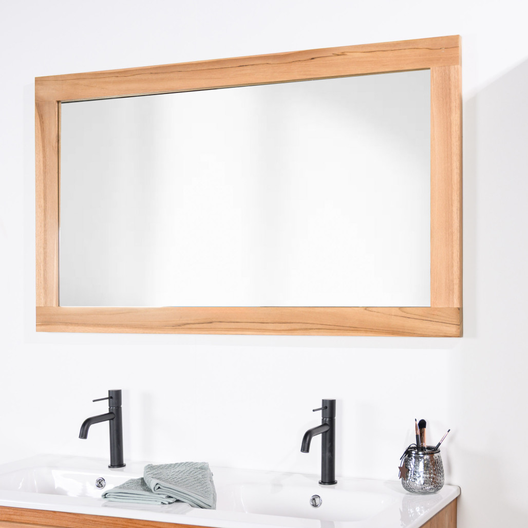 Espejo de teca Vila 120 x 70 cm - Wanda Collection