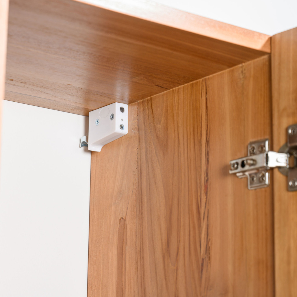 Columna suspendida de cuarto de baño de teca Vila - Wanda Collection