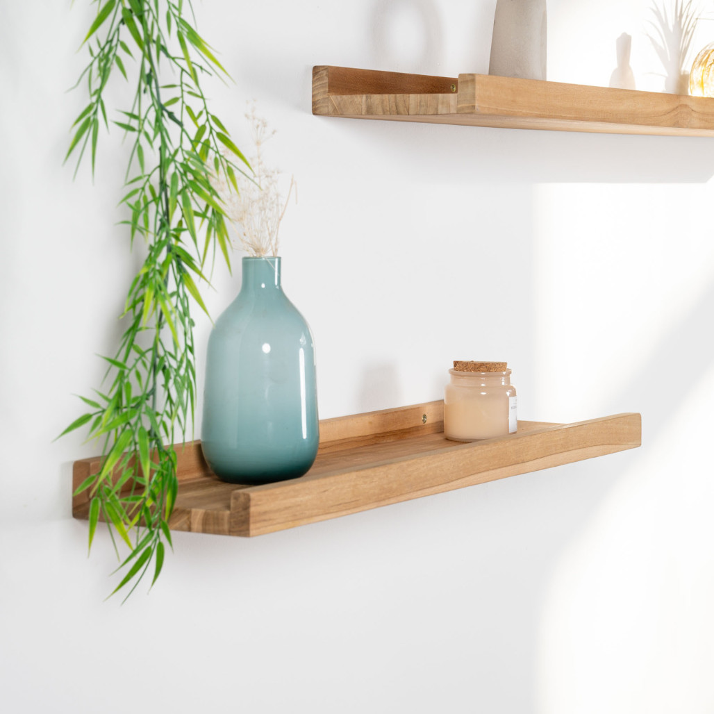 Balda Helvine de baño en teca maciza 60 cm Balda Helvine de baño en teca maciza 60 cm