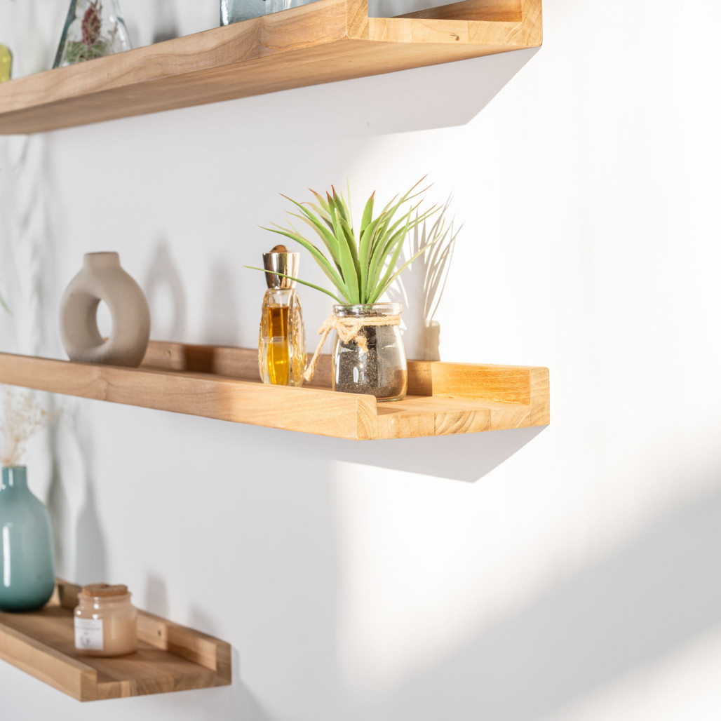 Balda Helvine de baño en teca maciza 90 cm Balda Helvine de baño en teca maciza 90 cm
