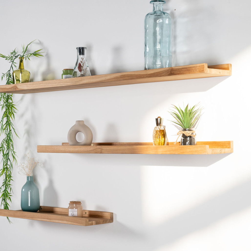 Balda Helvine de baño en teca maciza 90 cm Balda Helvine de baño en teca maciza 90 cm