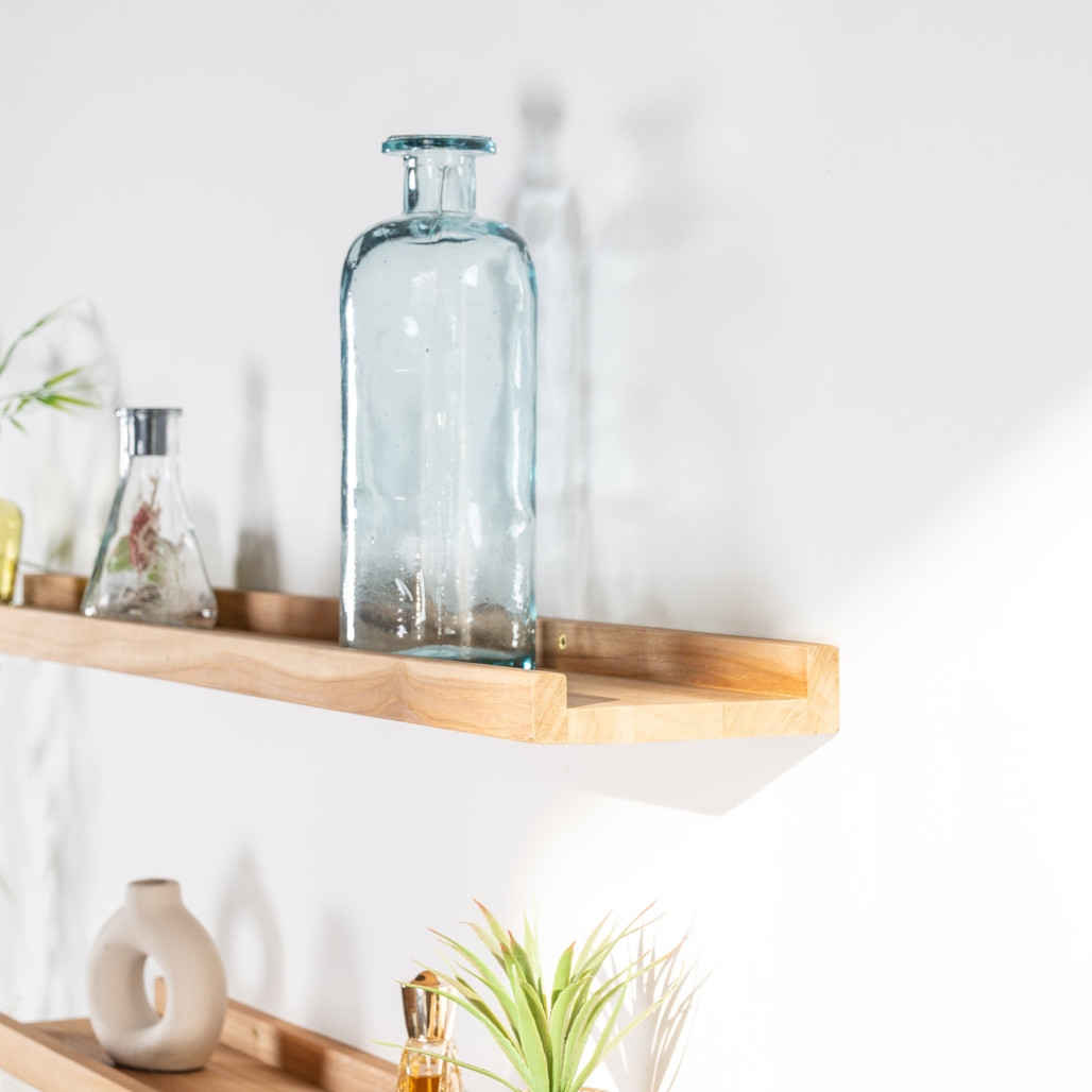 Balda Helvine de baño en teca maciza 120cm