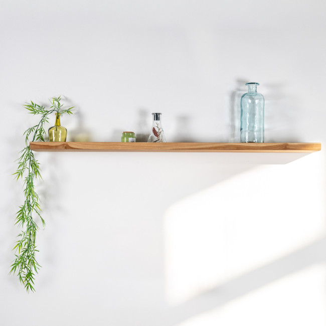 Balda Helvine de baño en teca maciza 120 cm