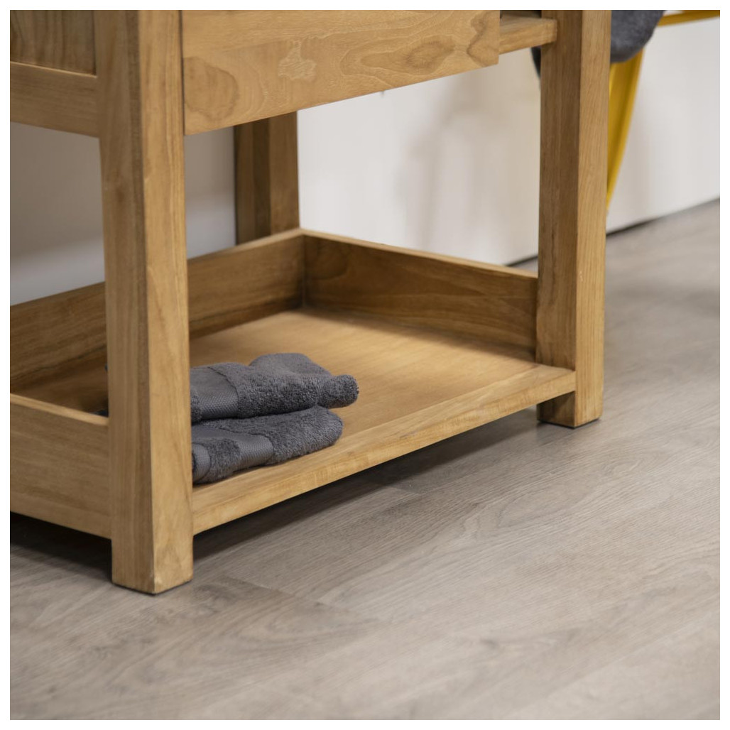 Mueble de baño de madera teca 67 cm | Wanda Collection