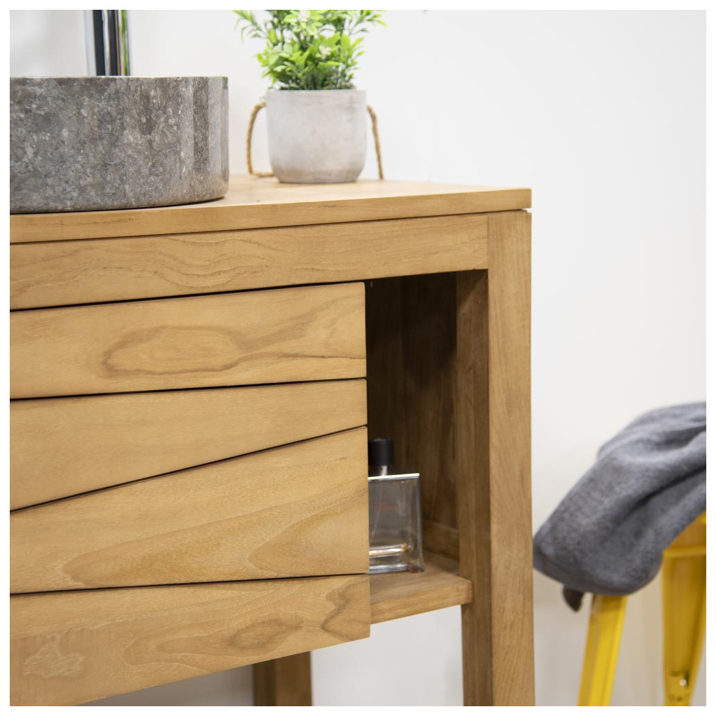 Mueble de baño de madera teca 67 cm | Wanda Collection