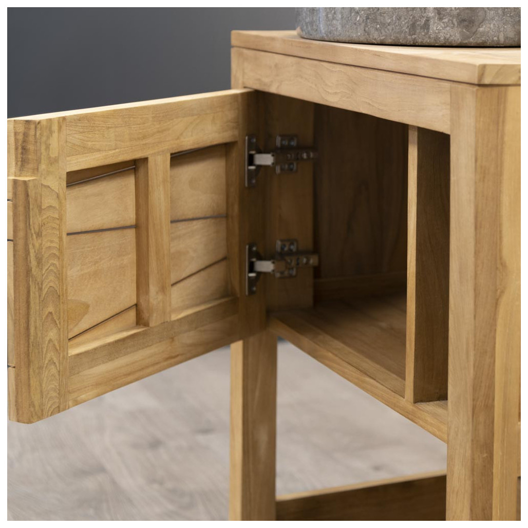 Mueble de baño de madera teca 67 cm | Wanda Collection