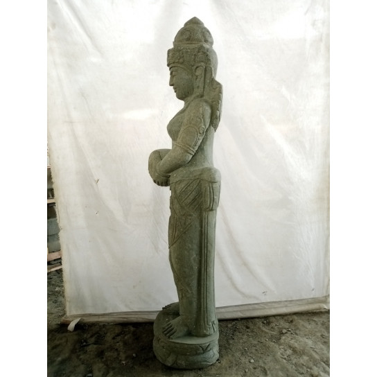 Dewi diosa jarra de agua estatua de piedra volcánica 1,50 m