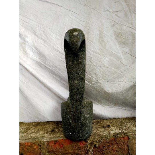 Escultura de jardín ardilla de piedra volcánica 50 cm