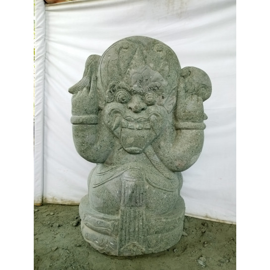Escultura de piedra para jardín zen ganesh 100 cm