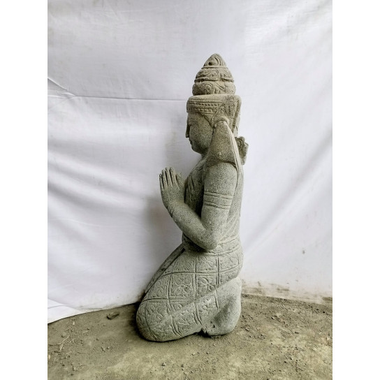 Estatua de buda teppanom en piedra jardín zen 80cm