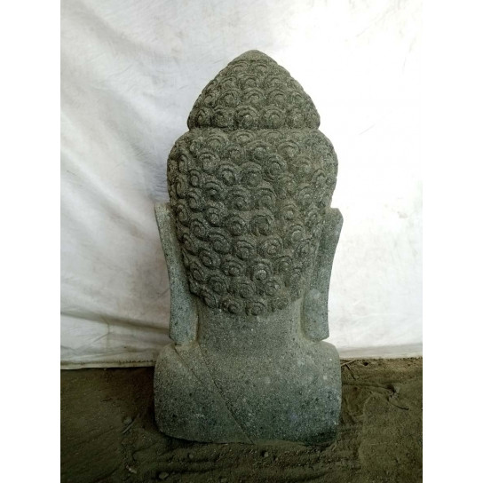 Estatua de jardín busto de buda de piedra natural 70 cm