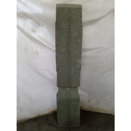 Estatua de piedra cara alargada 120 cm